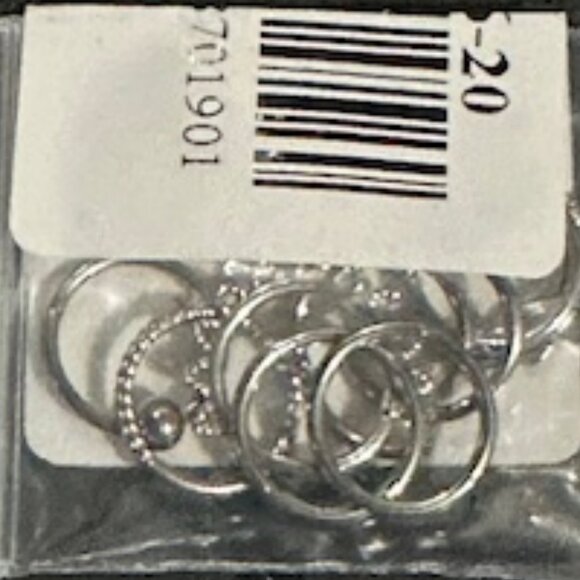 Nose Ring Set 18G 8mm  Assorted - Picture 2 of 3